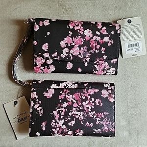 G.H. Bass crossbody wallets set of two